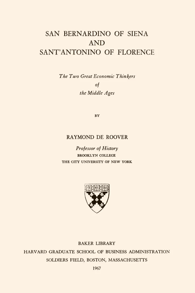 San Bernardino of Siena and SantAntonino of Florence